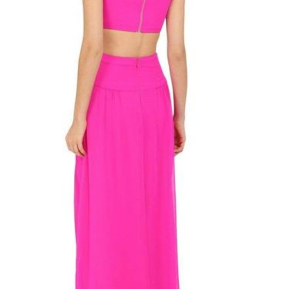 Queen of the Night Cutout Dress (Neon Pink!) - Picture 2 of 6